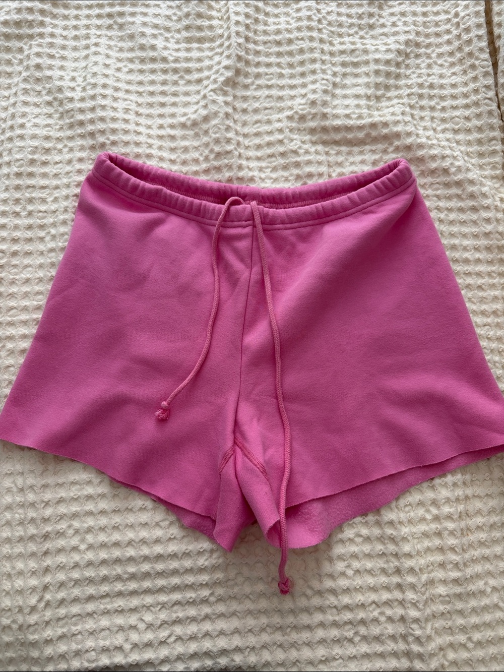 SKIMS Women's Pink Drawstring Lounge Shorts